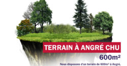 OCCASION A SAISIR – TERRAIN A ANGRE